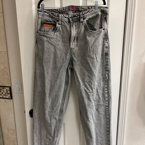 Empyre Light Gray Relaxed Men Jeans
